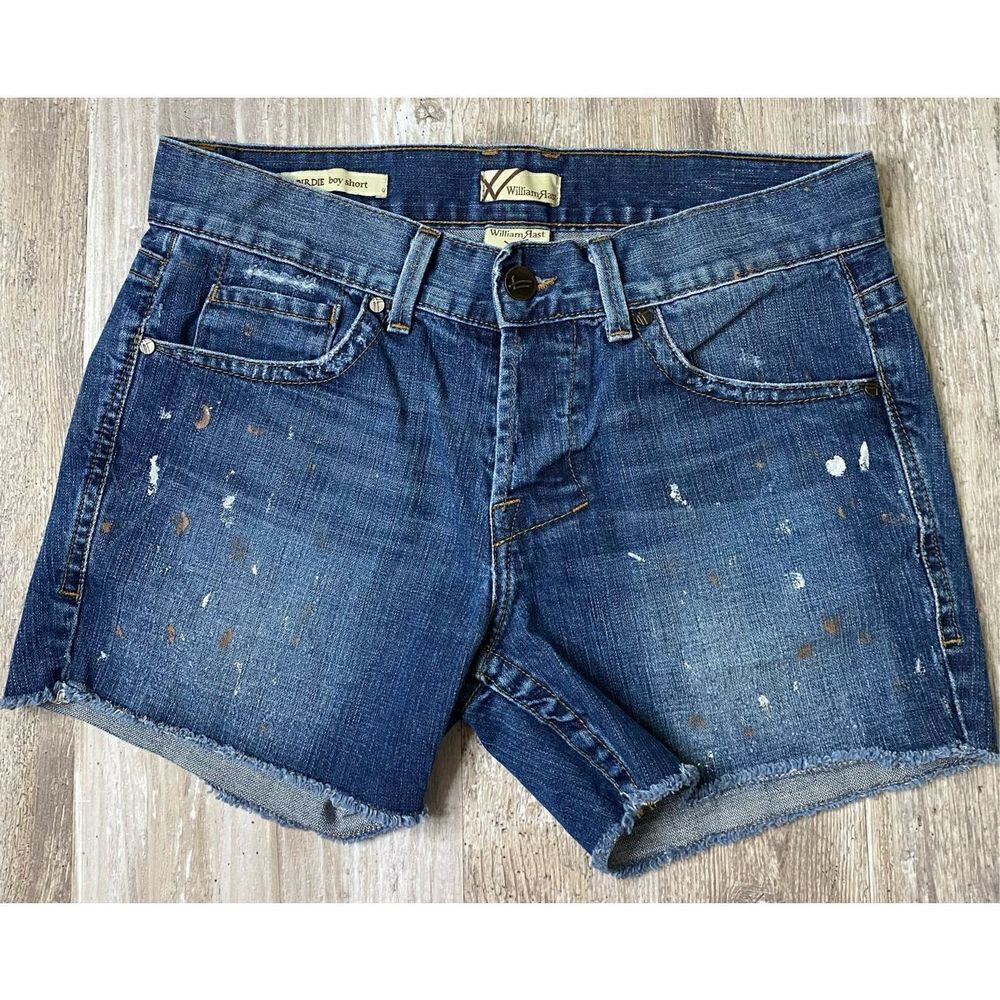 EUC William Rast Birdie Boy Jean Shorts Size 26